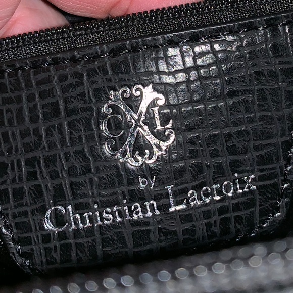 Christian Lacroix Bags Nwot Christian Lacroix Purse Satchel Purse Tote Black Poshmark